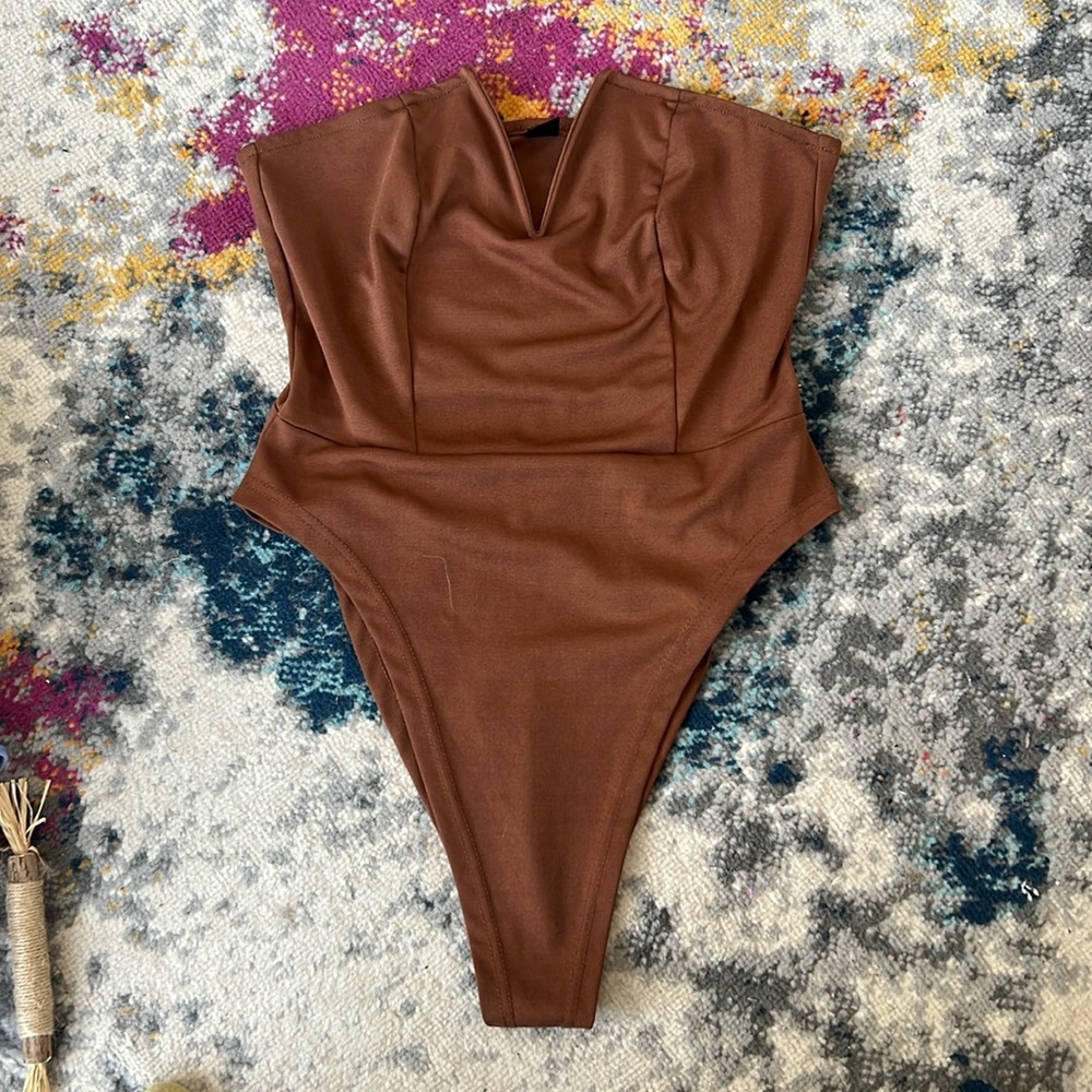 Brown Bodysuit